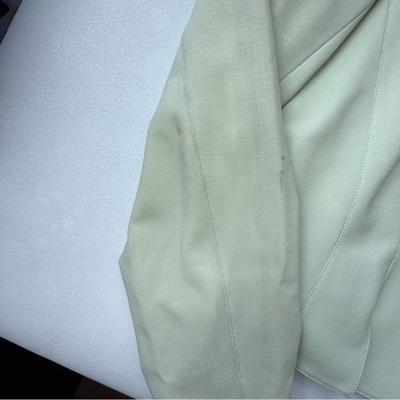 Tailleur Thierry Mugler 44/46 skirt+jacket Yellow no tag size - Picture 8 of 9